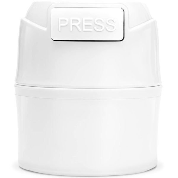 Lyon lash Glue Storage Container, Pure White, Airtight Adhesive Holder For Eyelash Extension Glues, Sealed Jar/Tank/Box/Bottle, Lashes Extensions Supplies