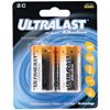 Ultralast ULA2C ULA2C C Alkaline Batteries, 2 pk, Multicolor