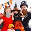 10 Pcs Fake Beards Costume Beard Old Man Mustache Costume for Kids Jesus Costume Beard Halloween Funny Beard Facial Hair Accessories with Adjustable Elastic Rope for Men Kids Party Cosplay
