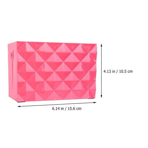 Uonlytech Barber scissors Holder Professional Hair Shears Holder Combs Organizer Hairdresser Scissor Storage Box for Hairdresser Pink