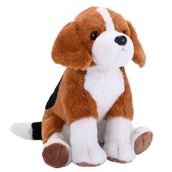 Wild Republic Beagle, Paws and Claws, Stuffed Animal, 12 inches, Gift for Kids, Plush Toy, Fill is Spun Recycled Water Bottles