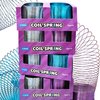 The Dreidel Company Metal Coil Spring, Goody Bag Fillers, Party Favor for Kids, Variety of 2.4" (60mm) Individually Boxed (3-Pack)