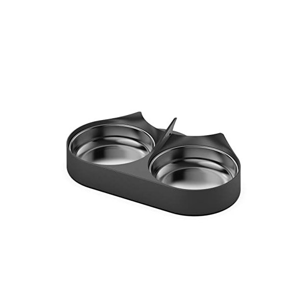 PETLIBRO Pet Food Splitter with Stainless Steel Bowls, Automatic Cat Feeder Bowls for Two Cats or Dogs, Suitable for PETLIBRO Automatic Cat Feeder PLAF005, PLAF006, PLAF103, PLAF203