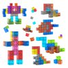 Doloowee 50 PCS Magnetic Blocks, Magnetic Building Toys Translucent Magnetic Building Blocks for Kids Ages 3-8, STEM Preschool Toys Montessori Sensory Magnet Toys for 3 4 5 6 Years Old Boys Girls
