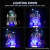 DALDED LED Lighting Kit for Lego Star Wars R2-D2, LED Light Compatible with Lego 75379 Building Block Models (Remote Control Version)