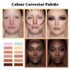 VERONNI Cream Concealer Palette, 12 Colors Makeup Contour Face Contouring Cream Palette, Full Coverage Camouflage Base Foundation Makeup Palette, Professional Daily Makeup