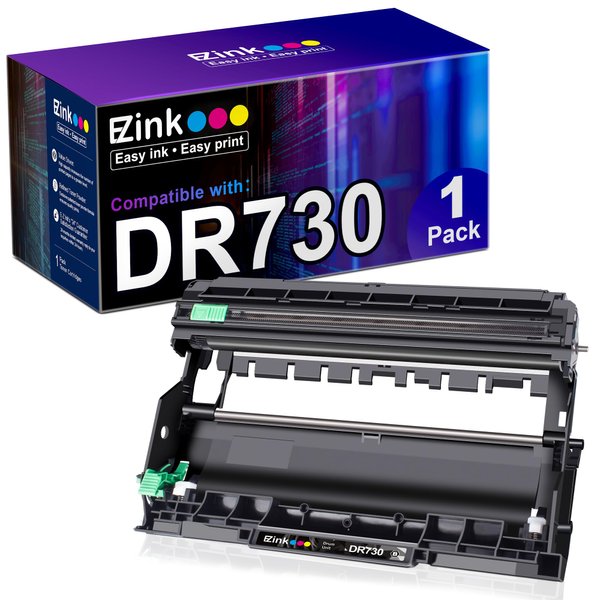 E-Z Ink (TM Compatible DR730 Drum Unit (Not Toner) Replacement for Brother DR 730 Compatible with HL-L2350DW HL-L2395DW HL-L2390DW HL-L2370DWXL MFC-L2750DW MFC-L2710DW DCP-L2550DW Printer (1 Drum)