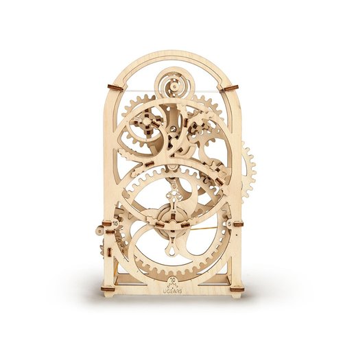 UGEARS Timer 20 min - Wooden Models to Build for Adults - 3D Mechanical Model Unique Puzzles - Brain Teaser and Model Building Sets for Adults