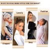 BARSDAR 26 inch Ponytail Extension, Long Straight Wrap Around Clip in Ponytail Hair Extensions Synthetic Ponytail Hair Pieces for Women Girls Daily Party Halloween- Dark Brown & Blonde Highlights