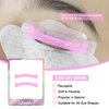 Libeauty Eyelash Lift Rods, 14Piece Lash Glue Wax for Eyelash Perm with Reusable Lash Lift Ribbon Salon Grade Liquid Silicone Eyelash Curler Tools