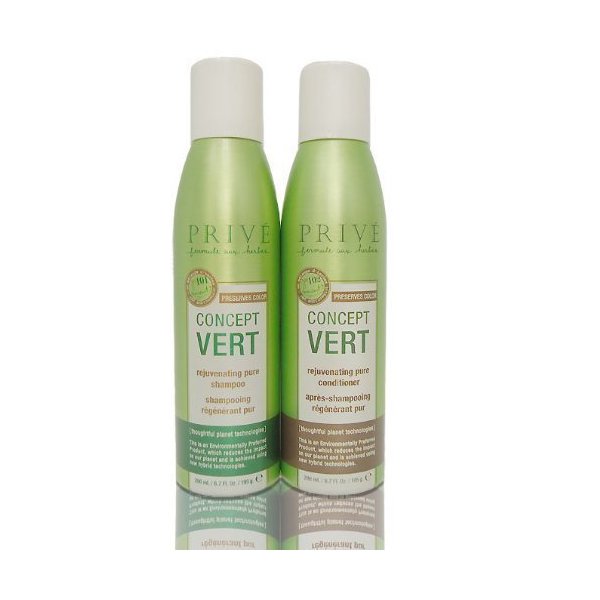 PEIVE #101 & #102 Concept Vert Rejuv Pure Shampoo and Conditioner Set 6.7oz Each
