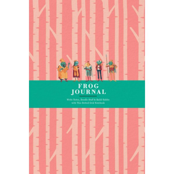 Frog Journal for Kids: Write Notes, Doodle Stuff & Build Habits with This Dotted Grid Notebook | Royal Frogs Talking
