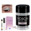 Yosca 5g Sparkle Glitter Cosmetic Grade Makeup Metalic Glitter Loose Body Shimmer Powder for Glitter Eyeshadow Lip Face Paint Concert Festival Rave Accessorise - Silver