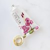LOLLIA Handcreme Tube Key - Easy to Use Tube Squeezer Tool, Hand Cream Gift Pairing, Hand Lotion Accessory Gold Key, Charming Floral Printed Key for Metal Cream Tube