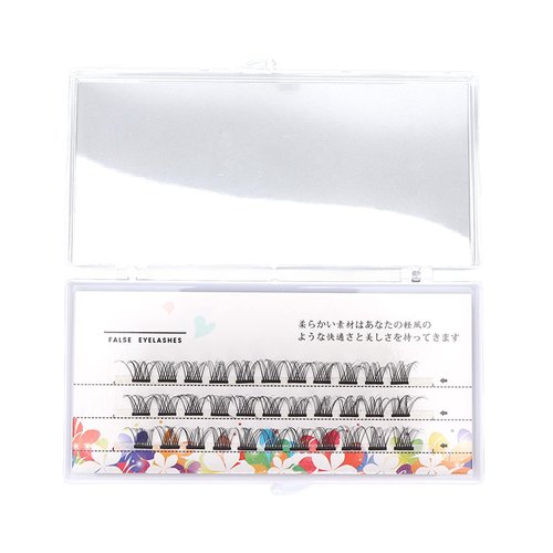 14mm Individual False Lashes,Curly 3D Individual Lashes Extensions for Eyelashes Extension(Thick)