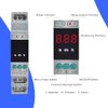 CNAODUN Cyclic Time Delay Relay Digital Display Dual Outputs HYCRT8S-J2 AC/DC 24-240V Button Adjustment Cycle Time Relay DIN Rail Mount Type