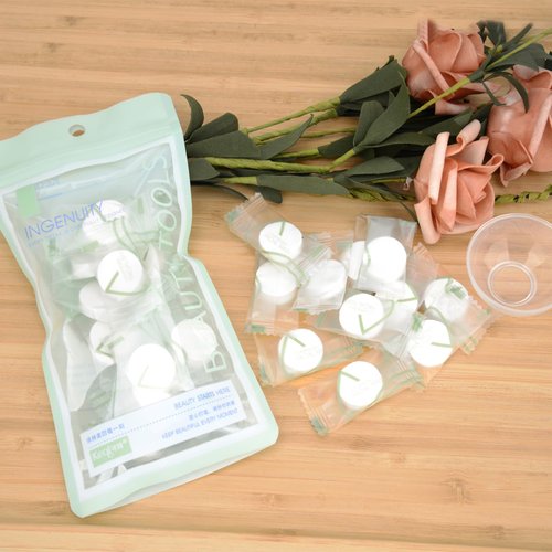 Pormasbenzer Natural 24Pcs DIY Compressed Facial Mask Cotton Face Mask Sheet Grain Skin Care Dry Sheet Mask Paper Face Cotton Mask Sheet with Free