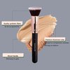GFOUNS Foundation Brush For Liquid Makeup :Angled & Flat Top Kabuki Brush Synthetic Professional Makeup Brush For Liquid,Cream,and Powder-Buffing,Blending,Flawless Face Brush(GFOUNS-BR003-2P)