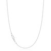 Jewlpire Solid 925 Sterling Silver Chain Necklace for Women Girls, 1.1mm Cable Chain Silver Chain for Women Shiny & Sturdy Women's Chain Necklaces, 18 Inches