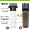 NGUP Hair Oiling Applicator With Comb Root 2 Pack 6 OZ Hair Dye Bottle Plastic Squeeze Bottles Scale for Hair Care Scalp Oil Applicator Hair Oil Dispenser Styling Tool Oiler