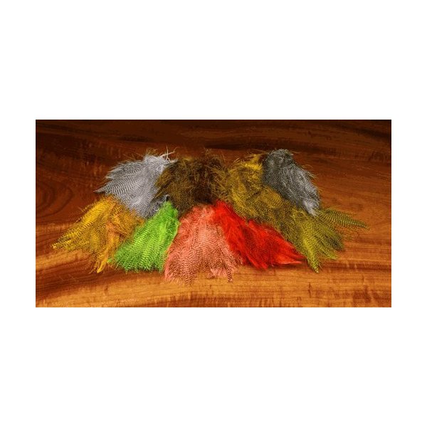 Hareline Fine Black Barred Marabou (Cream)