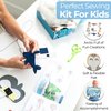 MOMOTOYS Sewing Kit for Kids, Fun & Educational Arctic Animals Sew Craft Set for Boys and Girls Ages 8-12, Complete Beginner Sewing Kit with Felt Plushie for Creative DIY Projects