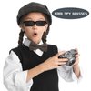 12 Pack Sunglasses Rear View Mirror Sunglasses Real Detective Glasses Anti Track See Behind You with Inside The Lens Mirrors for Kids Personal Security