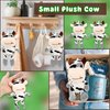 24 Pack Mini Plush Cow Toy Stuffed Farm Cow Animal Toys Small Plush Cow Keychain for Birthday Gift Cow Party Favors Decor Backpack Handbag