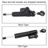 Qiilu Universal Motorcycle Steering Damper Stabilizer, Damper Stabilizer Linear Reversed Safety Control with Mounting Bracket Aluminum