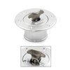 Billet Aluminum 35.5mm Fuel Cell Gas Cap Fuel Surge Tank Cap with 6 Hole Non-vented (Silver)