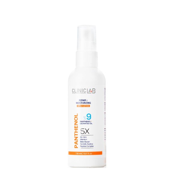 ClinicLab 9% Panthenol Cream Lotion with Aloe Vera (5.07fl oz) - Hydrating & Soothing Face Barrier Repair Cream