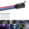 DIYhz Waterproof Momentary Hinge Roller Lever Micro Switches with Line 10A 125 250V NC NO COM line Length 30CM