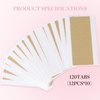MAXITA 120 Pieces Hair Extension Tape Adhesive No-Residue Replacement Tape for Hair Extensions Double Sided Extension Tape Tabs Human Hair Tape 1.6 * 0.3inch per Piece