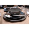 Fortessa Arezzo 18/10 Stainless Steel Flatware, 5 Piece Place Setting, Service for 1, Brushed Stainless Steel