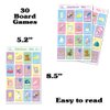 MoreFiesta Baby Shower Mexican Bingo Game in Spanish, for 30 Players