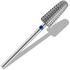 C12rtive 5-In-1 Vertical Cone Shape Nail Drill Bits,Tungsten Carbide Electronic Nail Drill Bit for Acrylic Gel Nails Dual Nail Form Remove,3/32 Inch Nail Bit for E-File Nail Drill(Medium)