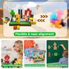 Annexfun Magnetic Blocks-100PCS Magnetic Building Blocks, Magnetic Blocks STEM Toddler Kids Toys, Construction Toys for Kids Ages 3+, Christmas Birthday Gifts for Boys & Girls