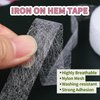 Teenitor Sewing Supplies with Mini Sewing Kit, Soft Tape Measuring, Iron On Hemming Tape for Pants and Clothes, Travel Sewing Kit for Beginners