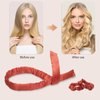 Heatless Hair Curler Headband For Long Hair Soft curlers Sleep Overnight Creates heatless curls and waves No Heat Curlers Rod for Women Girls