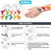 100 PCS Pool Summer Water Gun Temporary Tattoos Sticker Beach Themed Birthday Party Decorations Favors Supplies Gifts Girls Boys Water Game Cute Tattoo Songkran Festival School Reward