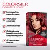 Revlon Permanent Hair Color, Permanent Red Hair Dye, Colorsilk with 100% Gray Coverage, Ammonia-Free, Keratin and Amino Acids, Red Shades (Pack of 3)