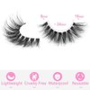 7 Pair False Eyelashes Half Lashes Natural Look Wispy Lashes Mink Eyelashes 16mm Cat Eye Lashes 3/4 Fake Eyelashes, False Eyelashes and Adhesives, False Eyelashes