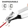 360 Degree Rotary Nail Clippers for Seniors, Medical Grade Stainless Steel Sharp & Sturdy Blade Fingernail Toe Nail Cutter Trimmer for Men Women, 18-Month Replacement Warranty
