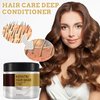 Collagen Hair Mask for Damaged Hair, Argan Oil Collagen Hair Mask, Collagen Hair Treatment Deep Repair, Keratin Protein & Coconut Oil, for All Hair Types (100ml, 2 Pcs)