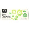 365 by Whole Foods Market, Tampons with Cardboard Applicators, Super Absorbency, Made with Organic Cotton, Unscented, 14 Count