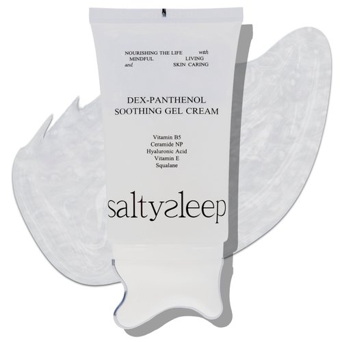 saltysleep Cream with Guasha Dex-Panthenol Soothing Gel Cream 100ml/3.38oz Hydrating Face Moisturizer Korean Skincare