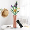 MEIEST Mini Building Blocks Flower Bouquet Set,Creative DIY Unique Decoration Home,Flowers Botanical Collection Construction Building Bricks Toy for Kids Adult (Violet)