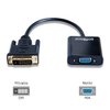 gofanco Active DVI-D to VGA Adapter Converter - Male to Female M/F Video Adapter Cable for DVI-D 24+1 for DVI Device, Laptop, PC to VGA Displays, Monitors, Projectors (DVIDVGA2)