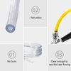 15 Feet - MRbrew Homebrew Beer Line Tubing, 3/16" ID 7/16" OD Clear Vinyl Tubing Draft Beer Dispensing Food Grade Hose for Kegerator, Beer Tower, D Coupler, Wine Beer Making Beer Hose with Hose Clamps