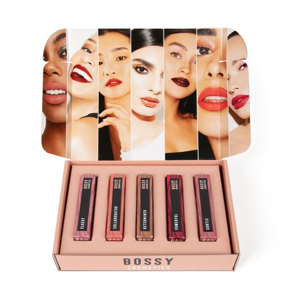 Bossy Cosmetics OPRAH'S FAVORITE THINGS 2023 Power Woman Essentials Liquid Lipstick (LUXE GIFT SET)